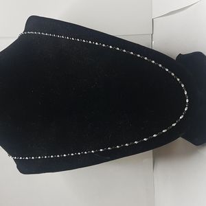 .925 sterling silver and blackened silver chain from Italy